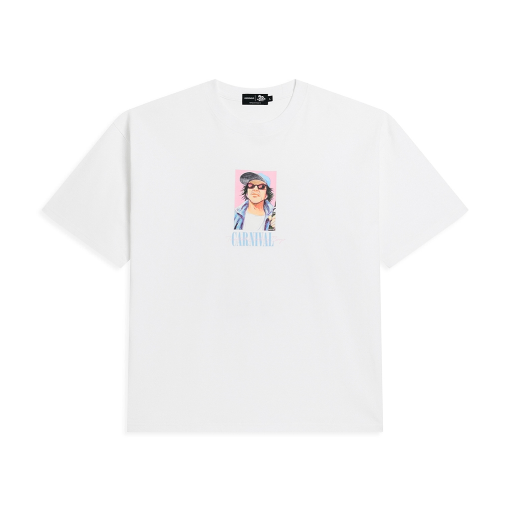 CARNIVAL CNVX20C26T04WH 20th CENTURY BOYS ENDO KENJI T-SHIRT OVS WHITE