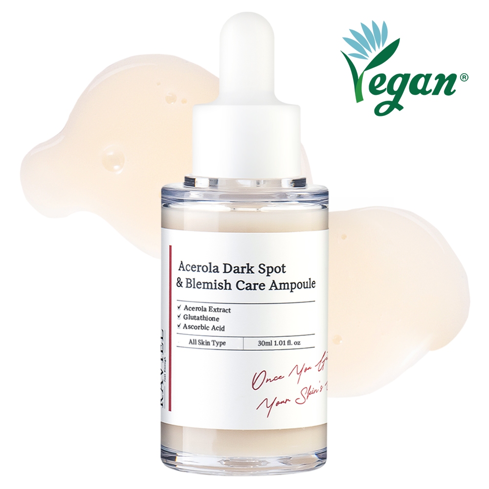 Raviel Acerola Dark Spot & Blemish Care Ampoule 30ml ราวีลแอมพูลลดกระฝ้าริ้วรอย นำเข้าจากเกาหลี — صورة 4