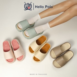 Hello Polo รองเท้าแตะผู้หญิง พื้นถอดล้างได้ เพิ่มความสูง 6CM…