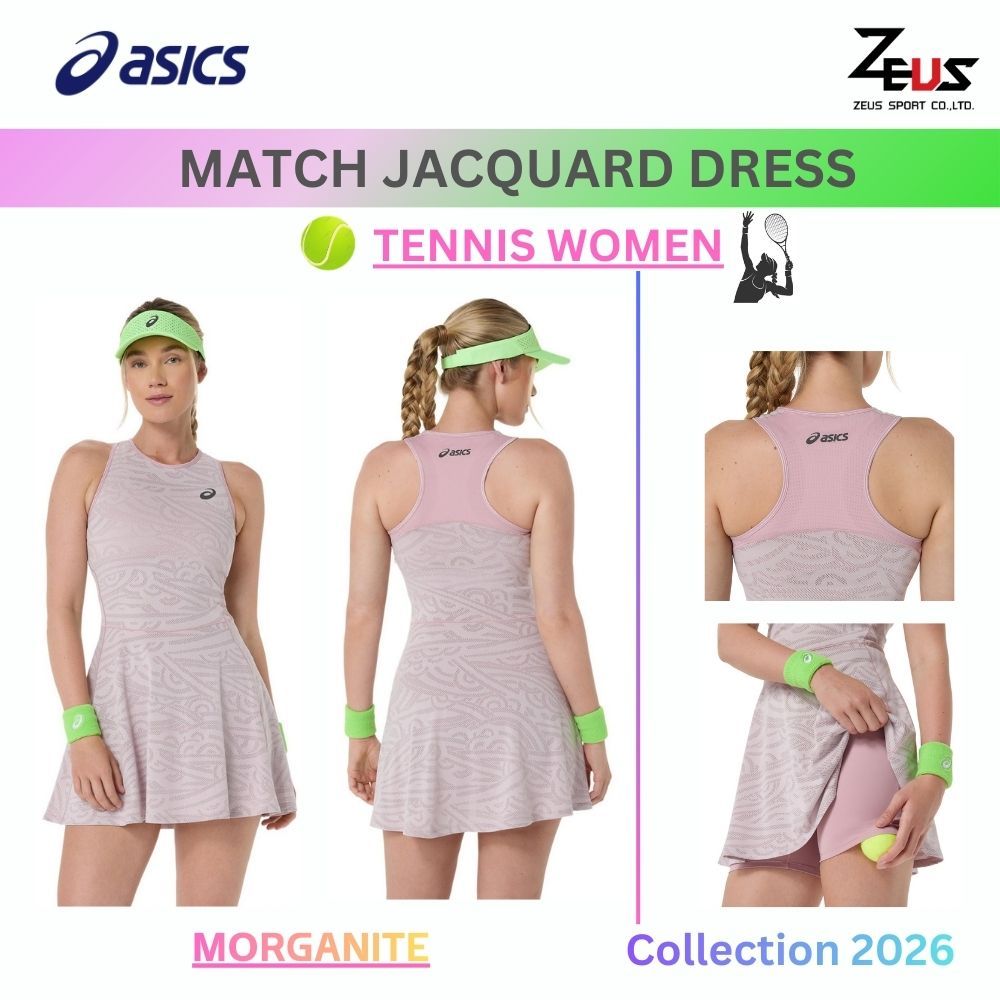 ASICS PADEL COURT TANK & SKIRT ชุดกีฬาสำหรับผู้หญิง เหมาะสำหรับ Padel Tennis ผ้านุ่ม แห้งไว สวมใส่สบ
