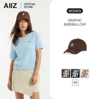 AIIZ หมวกเบสบอล ปักลายกราฟิก AIIZ Graphic Baseball Cap