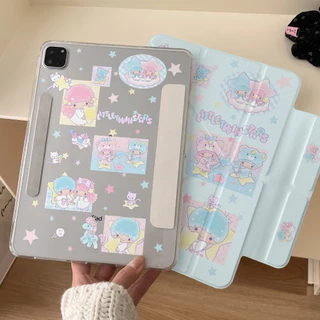 ✨พร้อมส่ง✨เคสiPad พับรูปตัว Y Little twin stars Air8 11 Gen12 Air7 13 Gen9 Sanrio เคสไอแพด Gen8 Air3