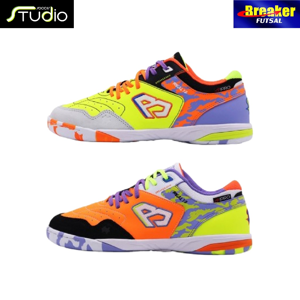 [สินค้าลิขสิทธิ์แท้ 100%] รองเท้าฟุตซอล Breaker REAL12
