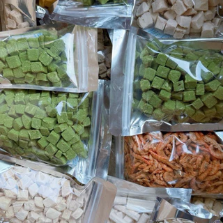 หญ้าแมวฟรีซดราย Pawtique 200 กรัม หญ้าแมวผสมอกไก่ Freeze Dried 100% ขนมแมว ขนมฟรีซดราย 200g