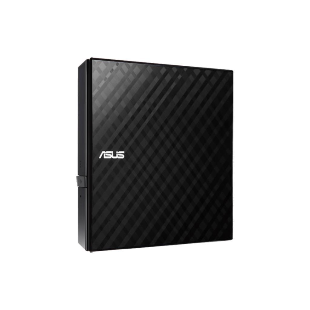 EXTERNAL DVD (ดีวีดีภายนอก) ASUS SDRW-08D2S-U LITE (BLACK) (USB-A)
