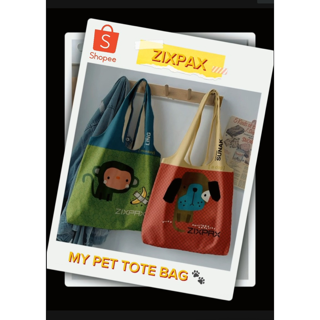 MY PET TOTE BAG 🐾 ZIXPAX