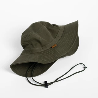 G007 Moss Green หมวกเดินป่า งาน cotton ฟอก นุ่มๆ ผิวสัมผัสดี ดีไซน์วินเทจ ระบายอากาศได้ดี