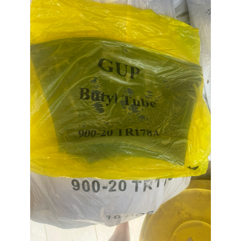 ยางใน900-20ยี่ห้อGupใส่กะบกะทะขอบ20ได้ทุกรุ่นเหนียวทนความร้อนได้ดี