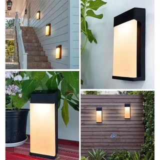 【พร้อมส่งจ้า】Led ไฟโซล่าเซลล์ ไฟหน้าบ้าน โคมไฟติดผนัง ไฟเซ็นเซอร์ โคมไฟแต่งสวนหลอดใช้พลังงานแสงอาทิตย์ ไฟตกแต่งรั้วลาน