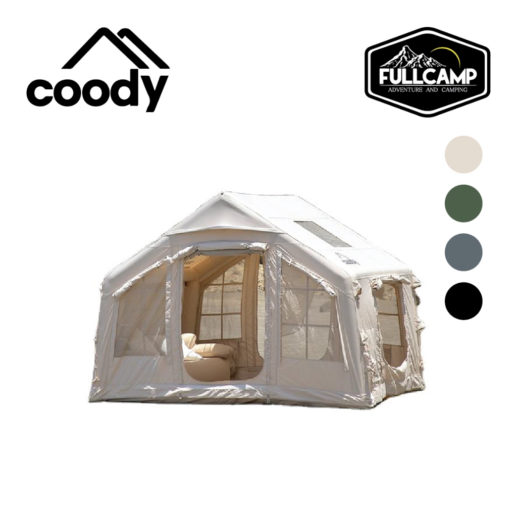 Coody เต็นท์ 8.0 รุ่น upgrade เต็นท์เสาลม "แถม rain cover " รับประกัน 5 ปี สินค้าพร้อมส่ง