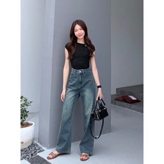 กางเกงยีนส์-ทรงกระบอกขายาว