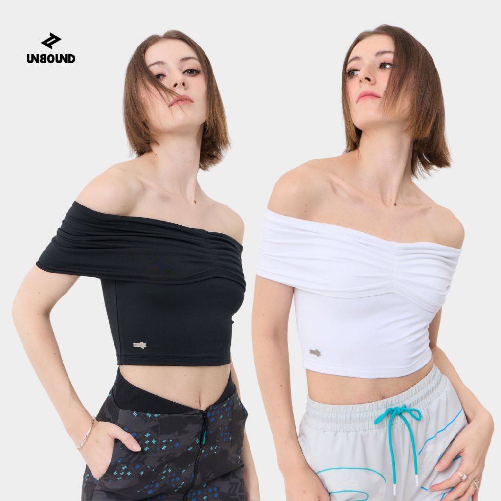 UNBOUND ASTRO CAMO STELLA NOVA OFF-SHOULDER TOP เสื้อเปิดไหล่สเตลล่าโนว่า