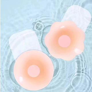 เทศกาลสงกรานต์🔥แผ่นปิดหัวนมซิลิโคนสำหรับผู้หญิง ช่วยยกกระชับและพยุงหน้าอก กันน้ำและกันเหงื่อ ตัดตามขนาดได้ มีให้เลือกสอง