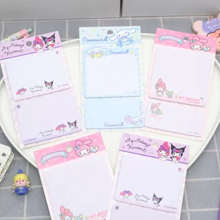 Sanrio - กระดาษโน๊ต โพสอิทอินเด็กซ์ มีกาวในตัว จำนวน40แผ่น - สินค้าลิขสิทธิ์แท้