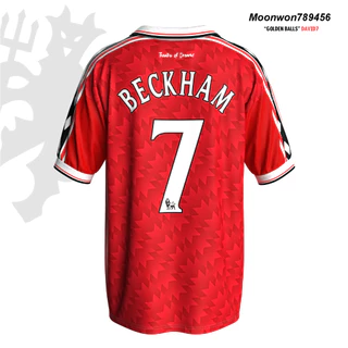 เสื้อฟุตบอลย้อนยุค ทรงโอเวอร์ไซส์ คอซิป รุ่น Legend Becks เท้าชั่งทอง สตรีทแวร์ ครบไซส์ MR98-99