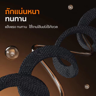 240W สายชาร์จเร็ว Type-C TO C สายดาต้าชาร์จเร็วพิเศษ สายเคเบิล สายถักหัวงอ 90° ดีไซน์ 2-in-1 พร้อมที่ยึดพับได้