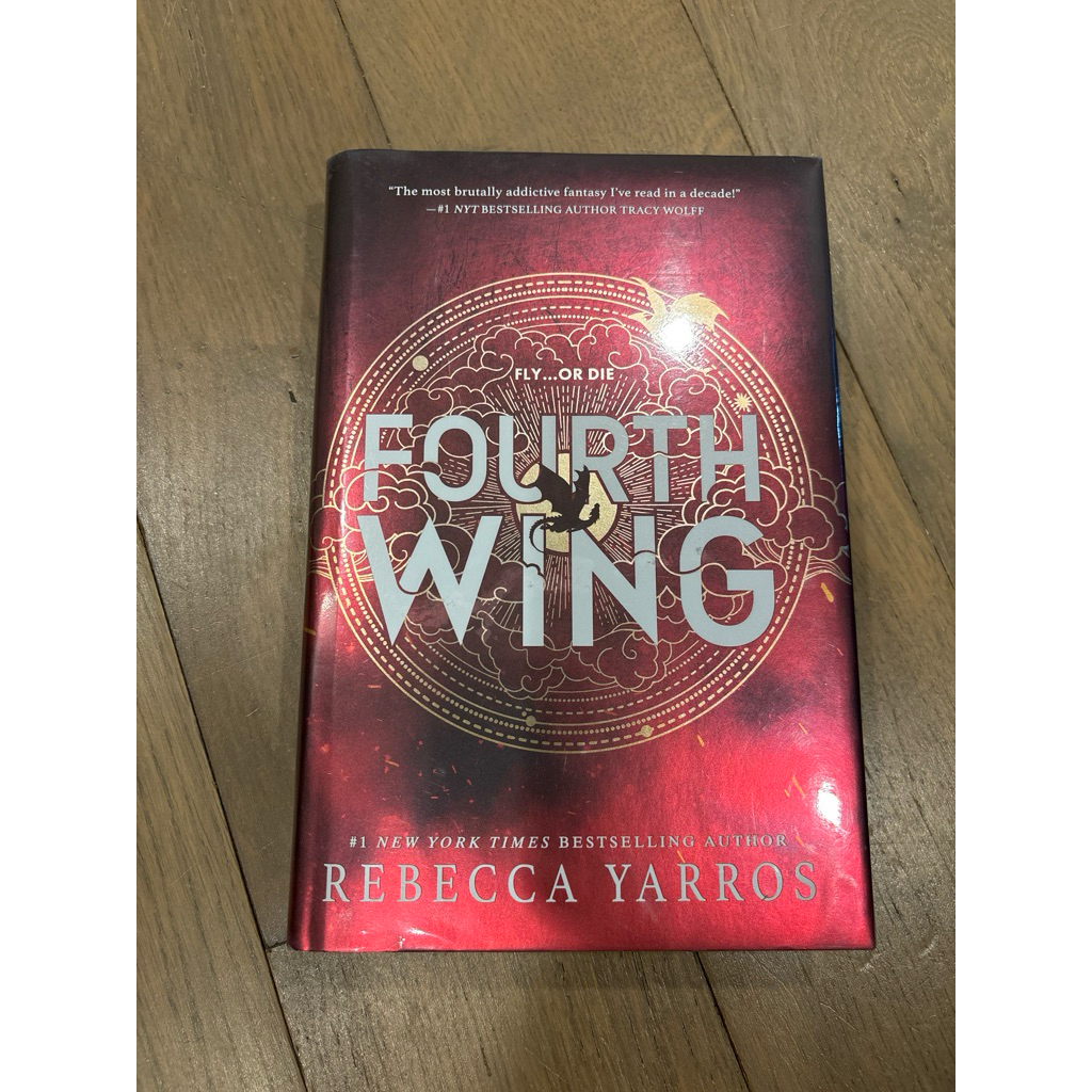 SPECIAL EDITION LIMITED EDITION FOURTH WING by Rebecca Yarros หนังสือภาษาอังกฤษ ปกแข็ง spray สีดำ มื