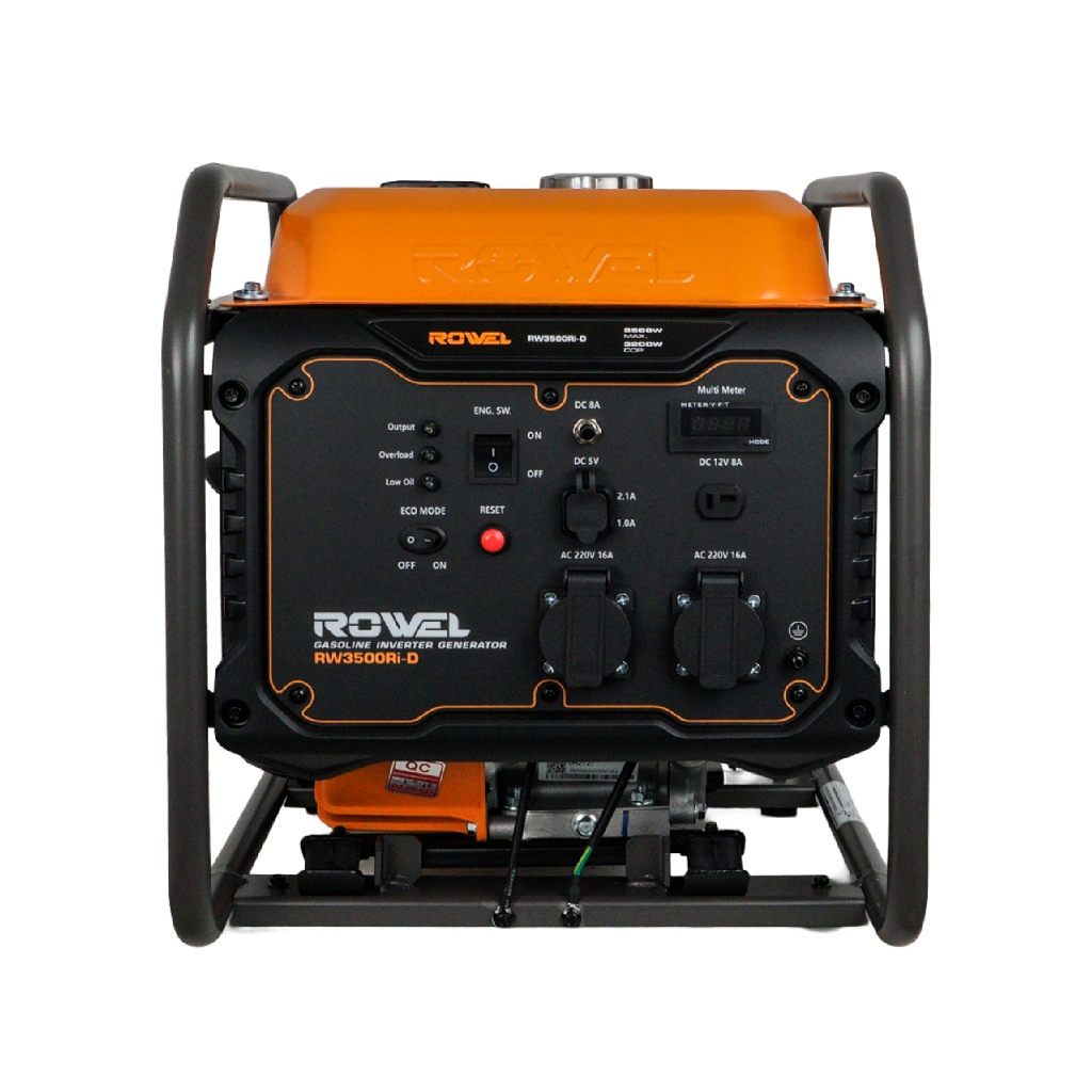 ROWEL เครื่องปั่นไฟเบนซินระบบอินเวอร์เตอร์ ROWEL 3.5KW รุ่น RW3500Ri-D แบบเปิด 220V