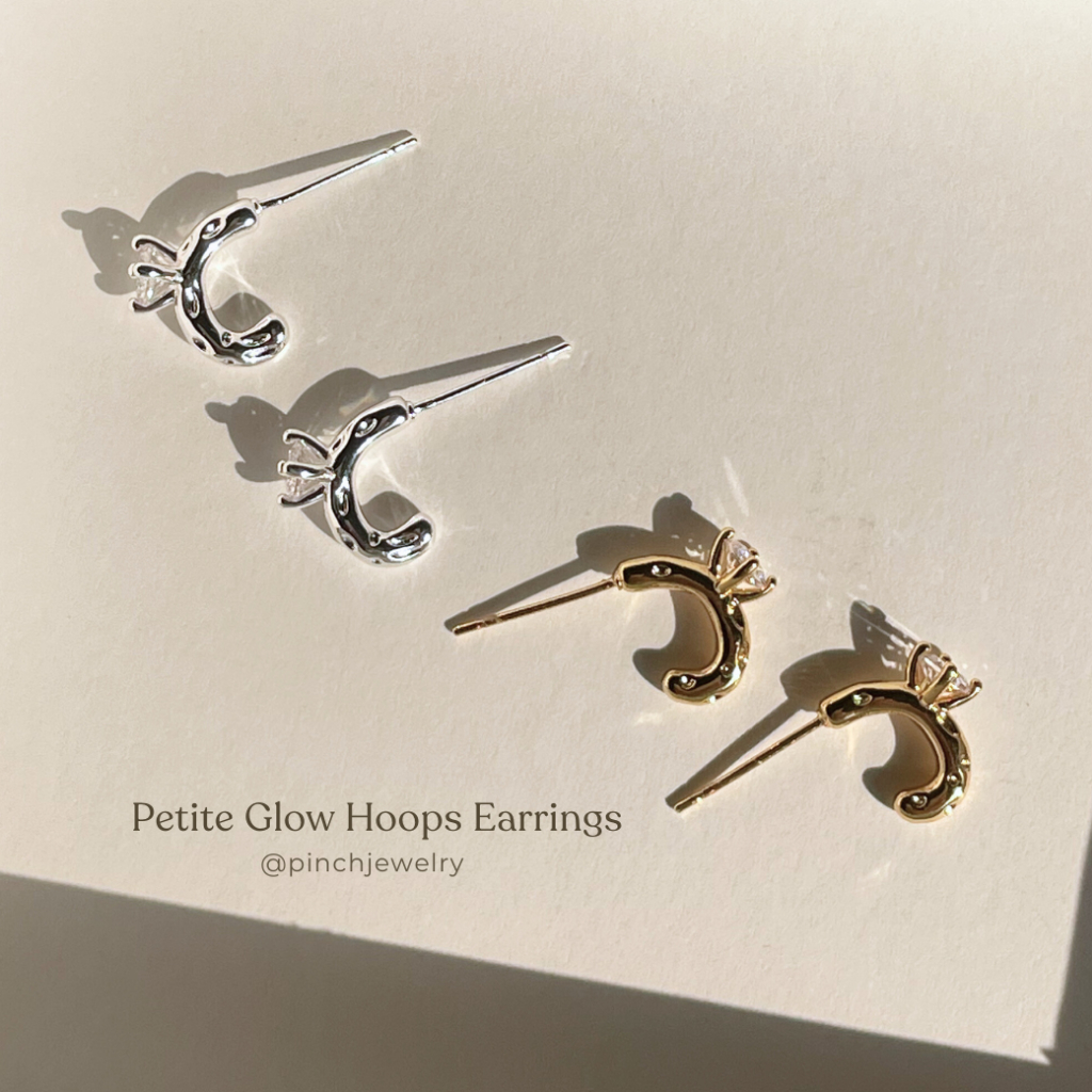 Pinch Petite Glow Hoops Earrings