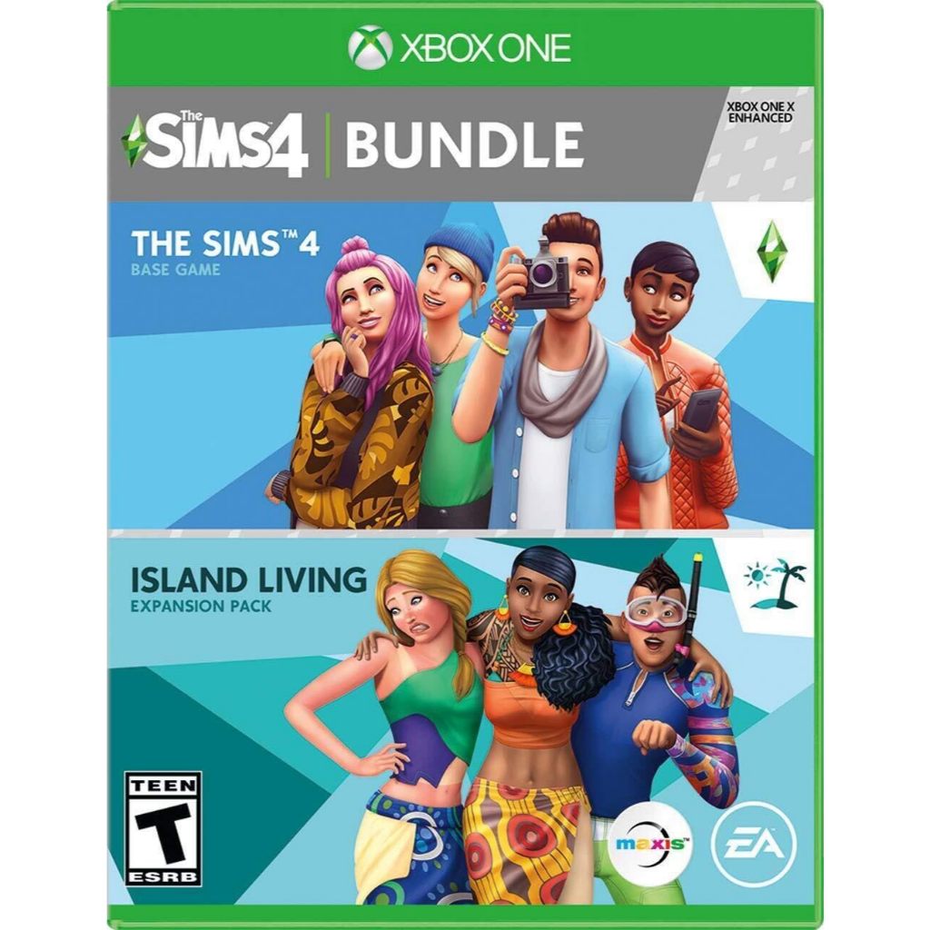 The Sims 4 Plus Island Living Bundle (XONE) วิดีโอเกม XBOX ONE - เวอร์ชันสหรัฐอเมริกา - มือสอง