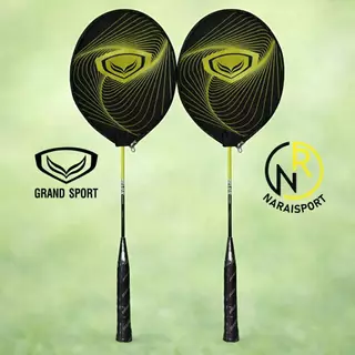 ***ได้2ไม้พร้อมซองใส่*** ไม้แบดมินตัน GRAND SPORT แพคคู่ แถมกระเป๋าใส่ไม้แบด แบดมินตัน 372191 372231