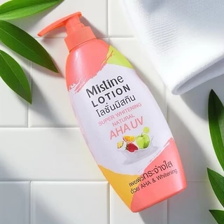 Mistine Super Whitening Natural AHA UV Lotion 400 ml
