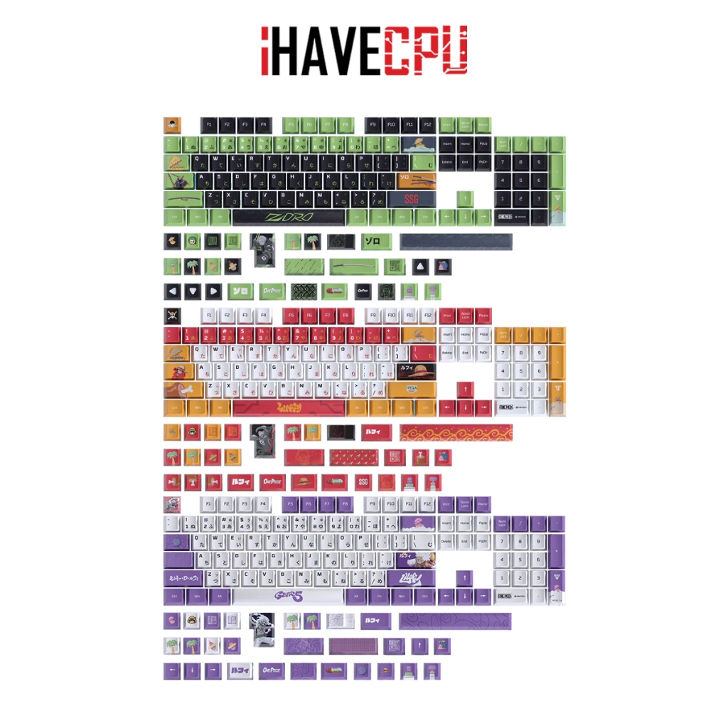 คีย์แคป (keycap) iHAVECPU FANTECH X ONE PIECE SET ACK03 FOR MK921 TH
