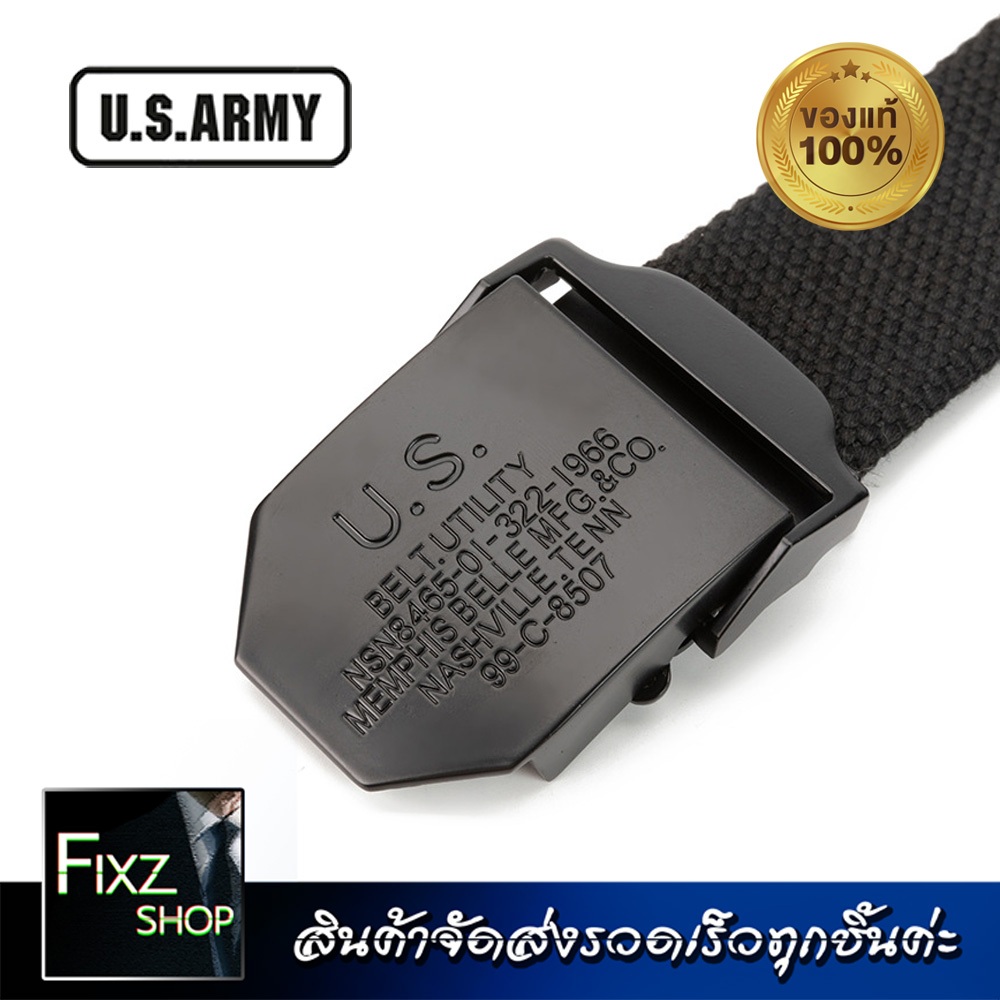 US เข็มขัดผู้ชาย(Men's belts) เข็มขัดหัวเหล็ก วัสดุเกรดA หัวเข็มขัดล็อคเน้น สินค้าคุณภาพดี