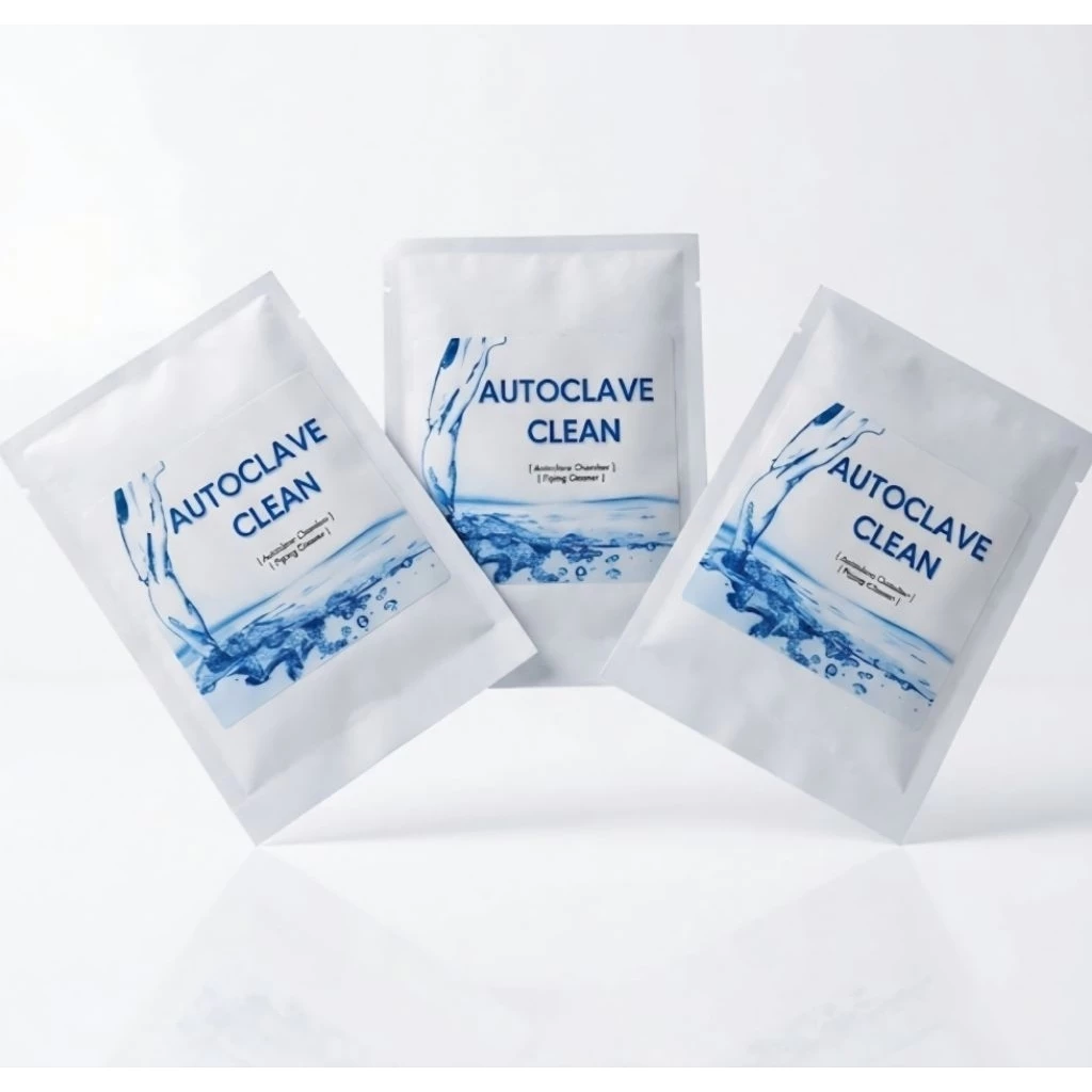 ผงล้าง AUTOCLAVE CLEAN EXP:15/02/2029 ผงล้างออโต้เครป ทำความสะอาดห้องนึ่ง คราบตะกรัน คราบสกปรก