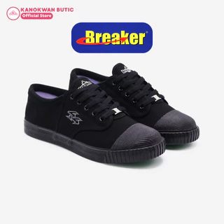 Breaker รองเท้าผ้าใบนักเรียนเบรกเกอร์ Breaker 4x4 สีดำ (Black)