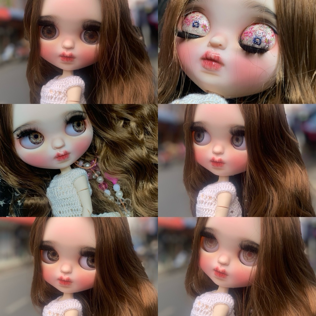บลายธ์รีเจคคัสตอมมือ1 น่ารักจิ้มลิ้ม ผมยาวลอนสวย Blythe custom🤎