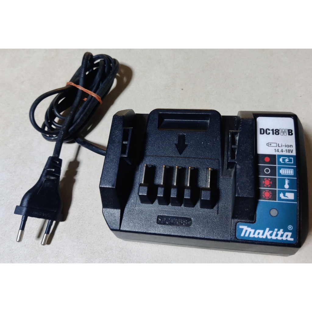 ของแท้-มือสอง Makita DC18WB,DC18WA แท่นชาร์จแบตลิเธี่ยม 18V สำหรับรุ่น DF457DWE, HP457DWE BATTERY CH