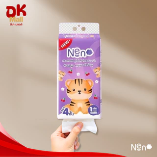 Neno กระดาษทิชชู่ นีโน่เสือ แบบแขวนผนัง 1000 แผ่น (250 ดึง) หนา 4 ชั้น จำนวน 5 หิ้ว