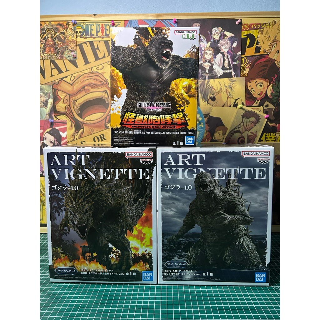 [พร้อมส่ง] [Lot.JP 🇯🇵 ] KONG X GOZZIIRA - MONSTERS ROAR ATTACK Figure