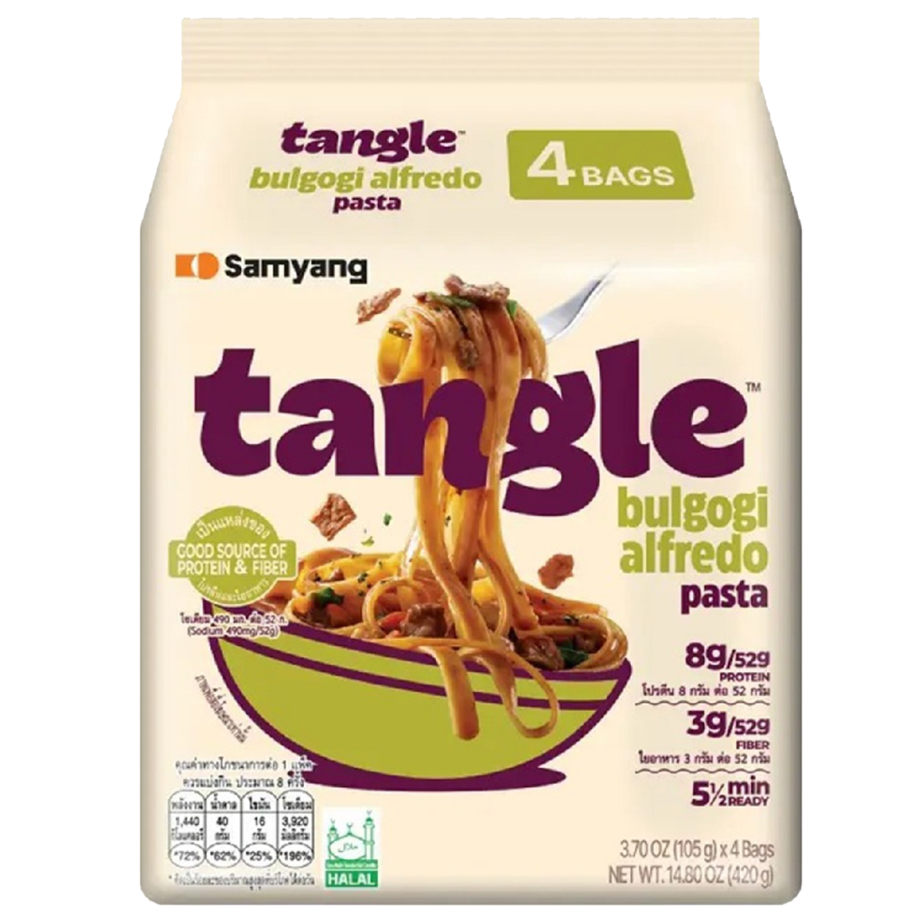 Samyang Samyang Tangle Bulgogi Alfredo Pasta 420g ซัมยัง แทงเกิ้ล บูลโกกิ อัลเฟรโด้ พาสต้า