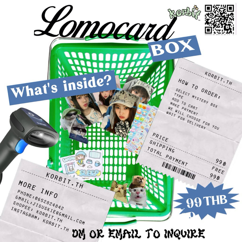 กล่องสุ่ม K-POP – โฟโต้การ์ด + สติกเกอร์ | K-POP Mystery Box – Photocards + Stickers