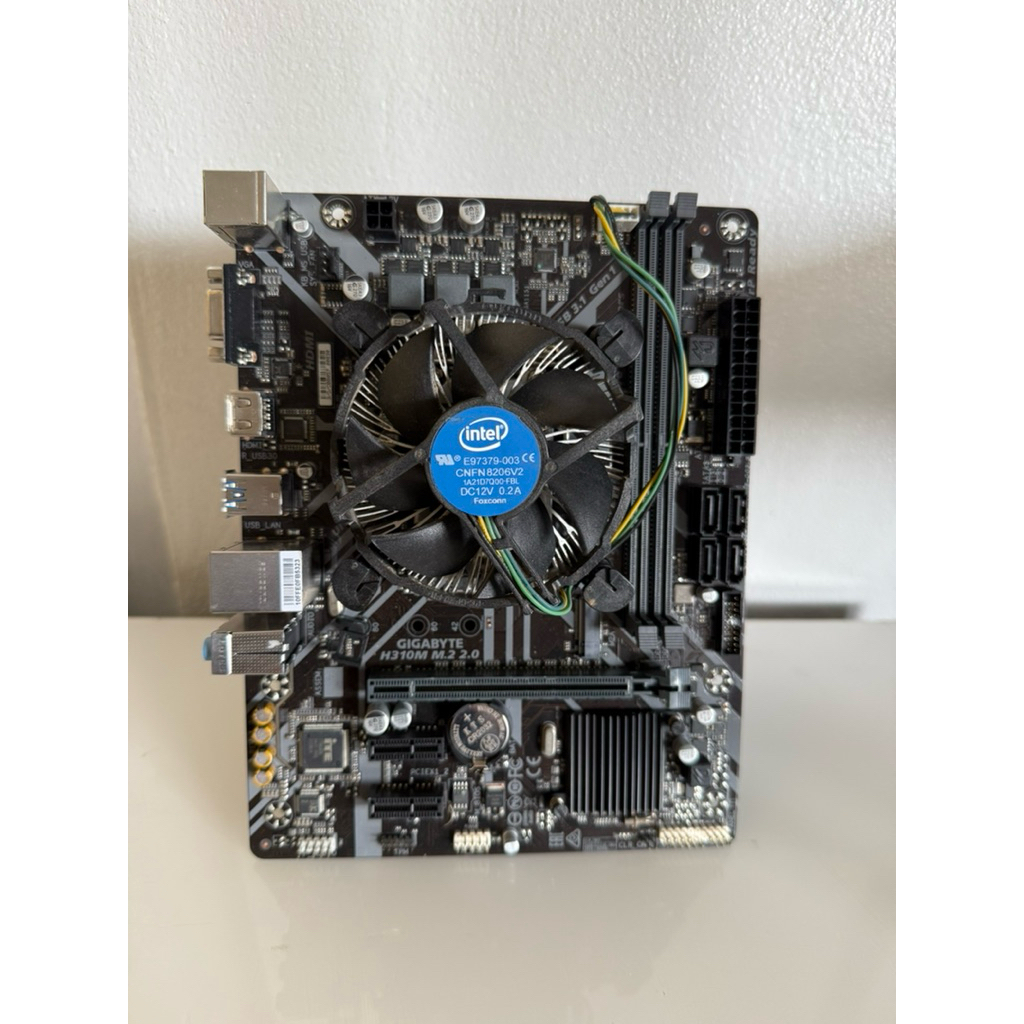 ชุด CPU พร้อมเมนบอร์ด Intel Core i5-9400F + Gigabyte H310M M.2 ฝาหลังครบ มือ2