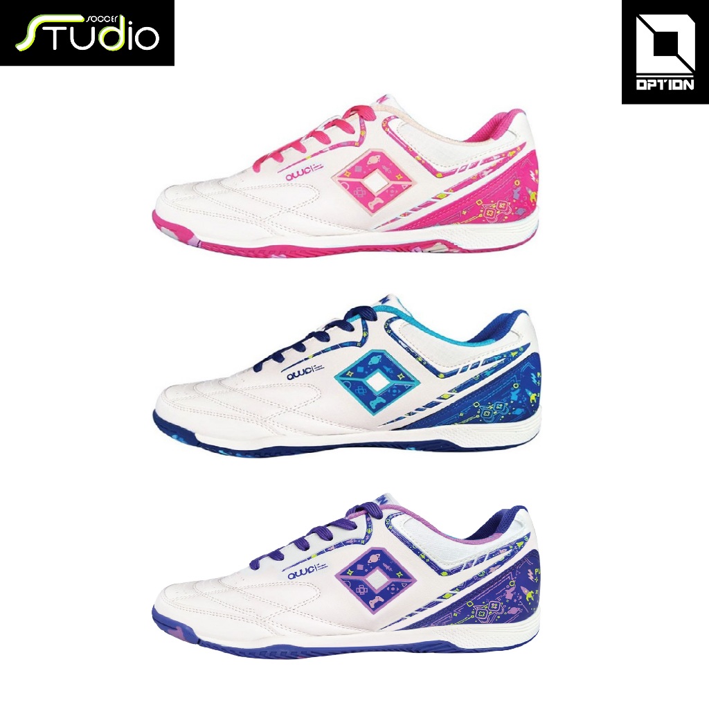 [สินค้าลิขสิทธิ์แท้ 100%] รองเท้าฟุตซอล OPTION รุ่น PLAYZONE OPF-4-002