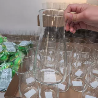 IKEA เหยือกน้ำ แจกัน KARAFF ใส่ดอกไม้ ทรงสูง ขนาด 1 L