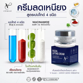 Vreussi ครีมสลายเหนียง บำรุงผิวหน้า กระชับผิวใต้คาง หน้าเรียว ครีมเหนียง ครีมทาคอ ลดเหนียง ของแท้