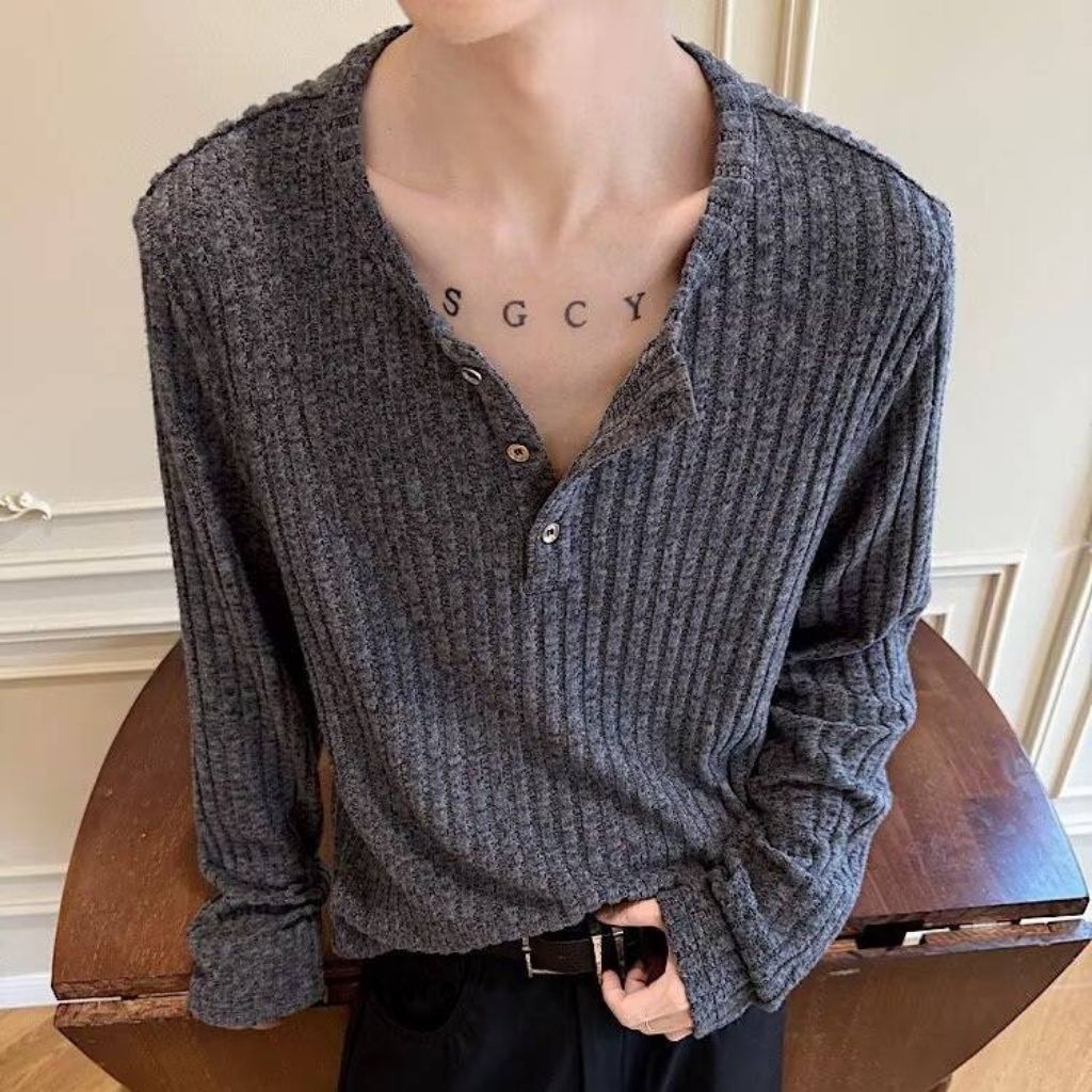 URBAN HENLEY SHIRT เสื้อแขนยาว