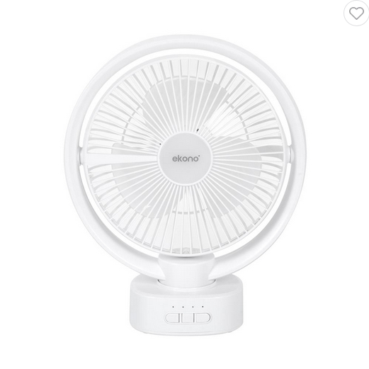 พัดลมพกพา 8 นิ้ว EKONO EK-PTB04 สีขาว