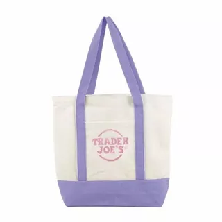 🆕พร้อมส่ง🎀 กระเป๋าผ้าสุดฮิต Trader Joe's Canvas Tote Navy💦/ Green ☘️/ Cheese bag/Mini Pastel/ Coffee Bean ของแท้💯 🇺🇸
