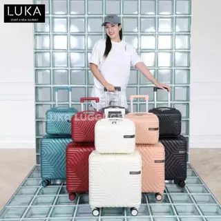 [1 แถม 1]LUKA กระเป๋าเดินทา ระเป๋าเดินทาง ล้อหมุนได้ 360 องศาอย่างมีสไตล์ น้ำหนัก เบา ประกัน5ปี