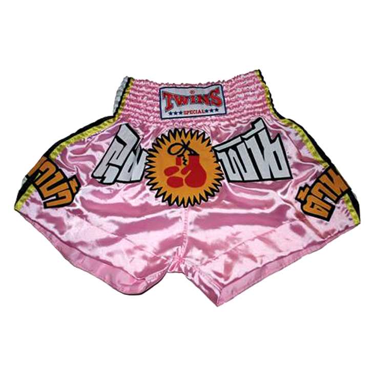 Twins Muay Thai Shorts Pink glovesกางเกงมวยไทย