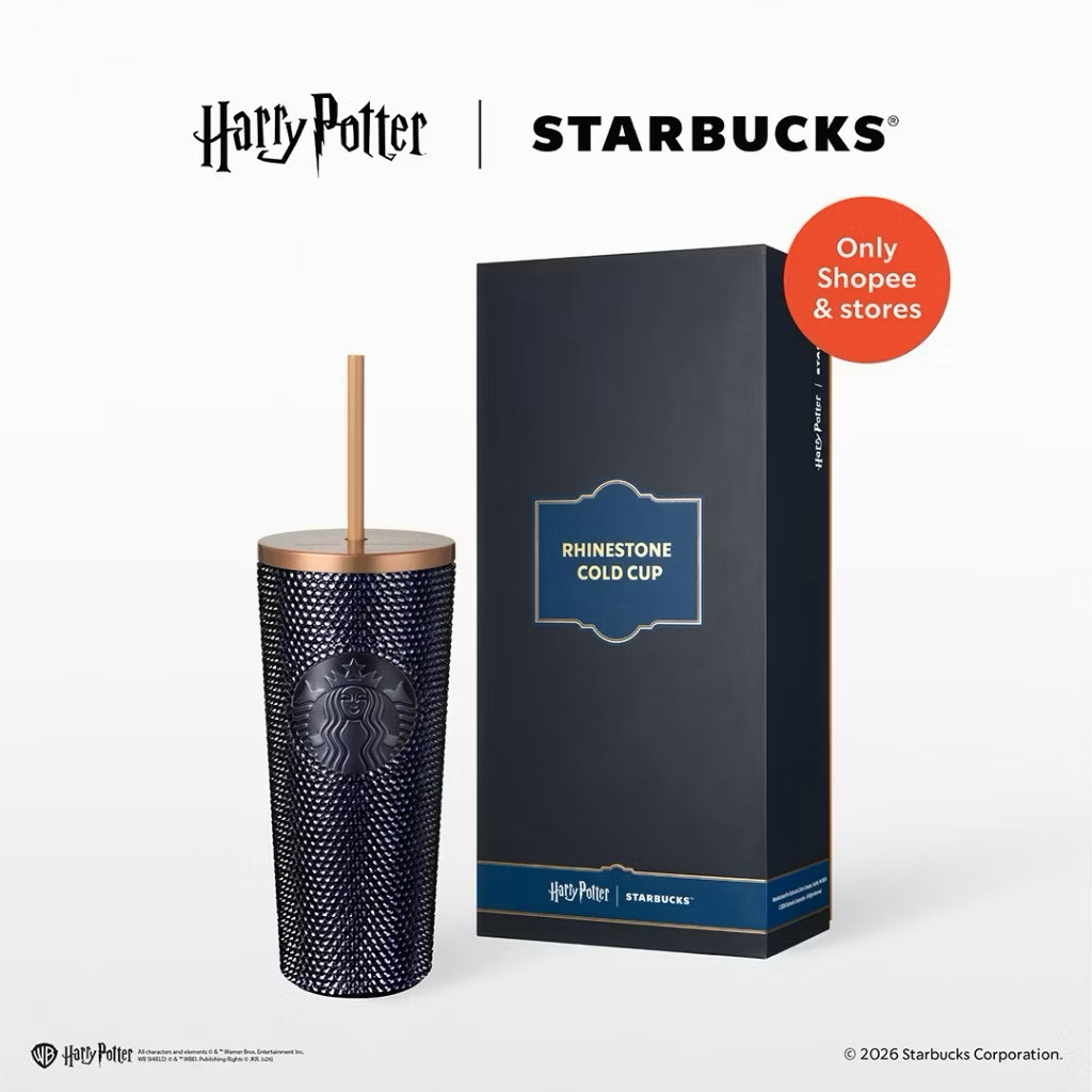 Starbucks 25TH Blue&Pink Bling Cold Cup 16oz. 2023