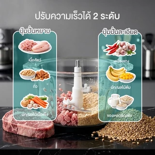 MY HOME เครื่องบดสับอาหาร 2.0 ลิตร รุ่น CP-563 รับประกัน 2 ปี