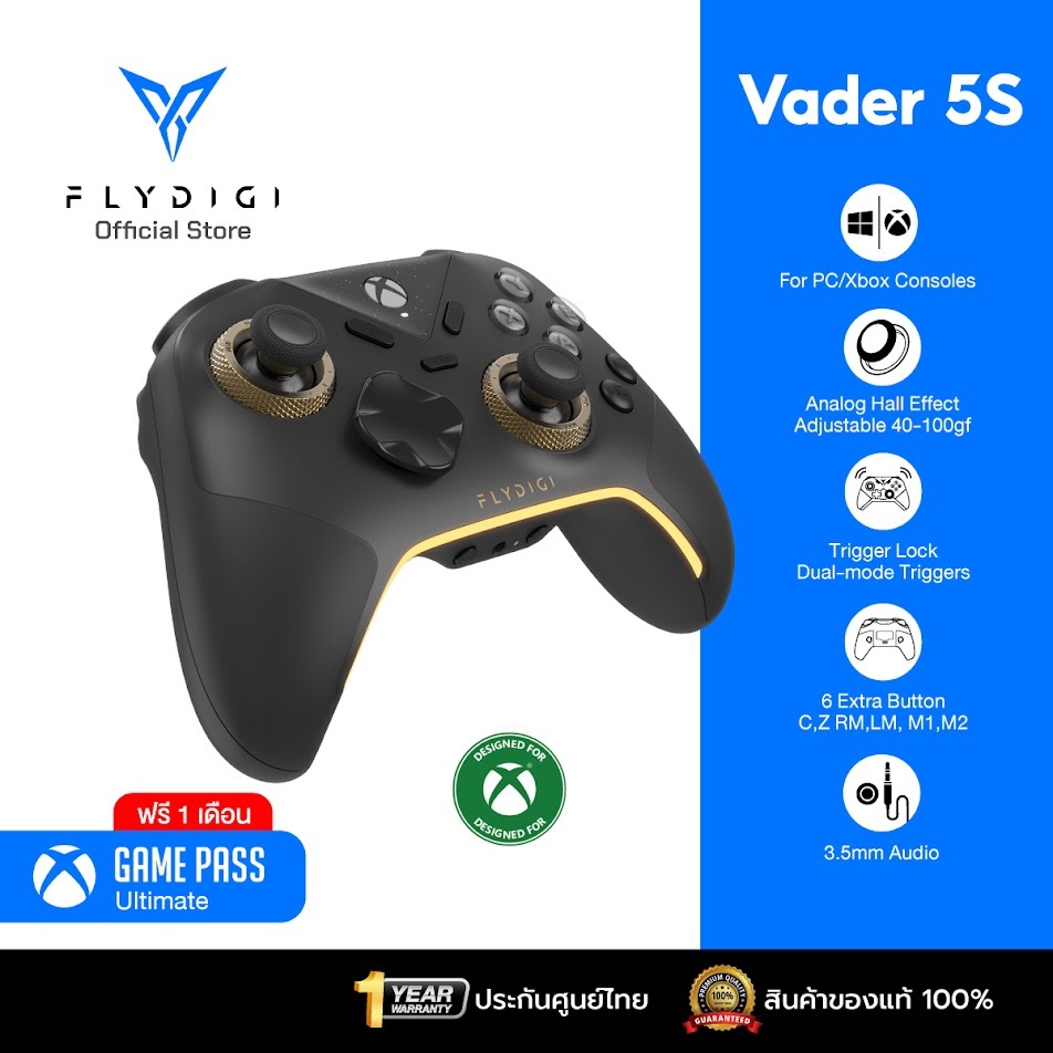 [ประกันศูนย์ไทย] จอยเกม Flydigi Vader 5S  จอยเกมส์ xbox จอยเกมส์ จอยเกมส์ pc  จอย Xbox Consoles