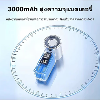 ใหม่! พัดลมพกพามินิ รุ่น X688 ไซส์เล็กลมแรงเทอร์โบ 100 ระดับ พกพาง่าย มีสาย คล้องมือ แบตอึดพอร์ตชาร์จ Type-C