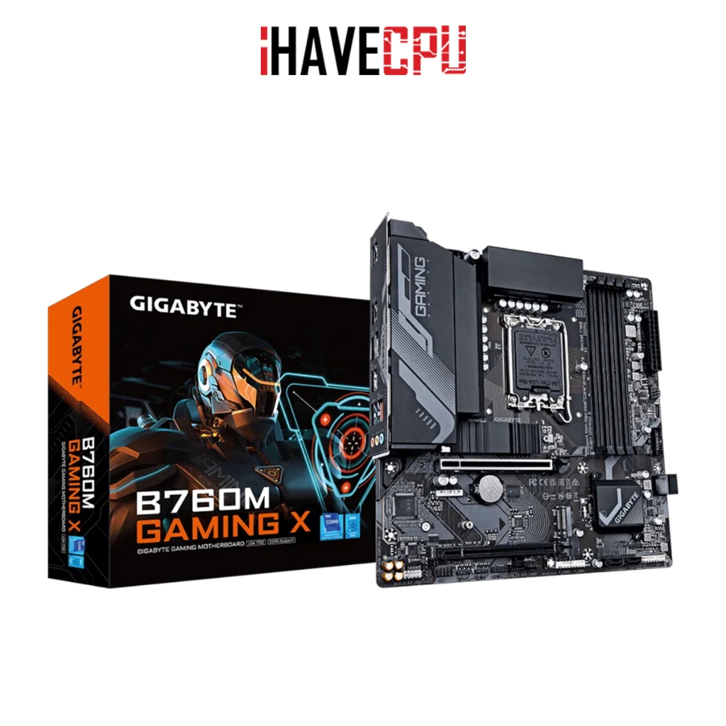 เมนบอร์ด (mainboard) iHAVECPU (1700) GIGABYTE B760M GAMING X DDR5 (REV.1.0)